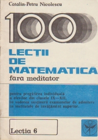 100 de lectii de matematica fara meditator, Lectia 6 - Functii reale