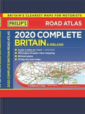 2020 Philip's Complete Road Atlas Britain and Ireland