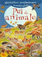 Abtibilduri stralucitoare reutilizabile - Pui de animale