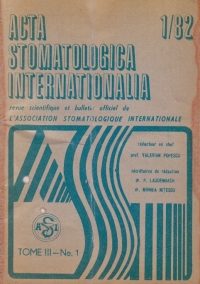 ACTA Stomatologica Internationalia 1/1982