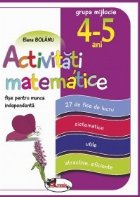 Activitati matematice fise pentru munca