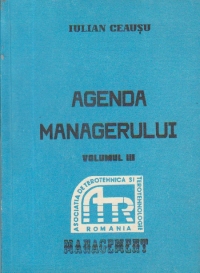 Agenda managerului, Volumul al III-lea