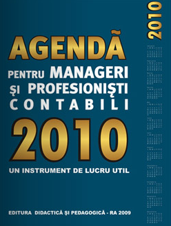 Agenda pentru manageri si profesionisti contabili 2010