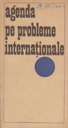 Agenda de Probleme Internationale