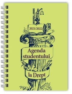 Agenda studentului la Drept 2021/2022