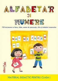 Alfabetar si numere - 720 de jetoane cu litere, silabe, semne de punctuatie, cifre si simboluri matematice (material didactic pentru clasa I)