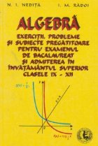 Algebra exercitii probleme subiecte pregatitoare