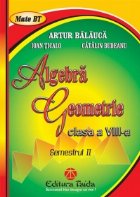 Algebra. Geometrie, Clasa a VIII-a, Semestrul II 2012