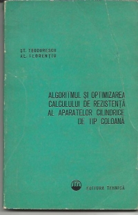 Algoritmul si optimizarea calculului de rezistenta al aparatelor cilindrice de tip coloana