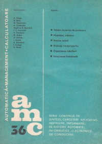 AMC 36 - Automatica. Management. Calculatoare