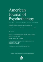 American Journal of Psychotherapy nr. 3