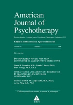 American Journal of Psychotherapy nr. 1