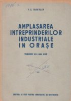 Amplasarea intreprinderilor industriale orase (traducere