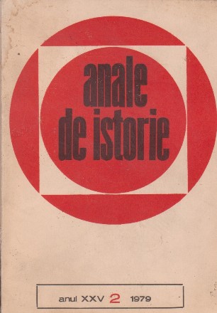 Anale de istorie, Anul XXV, Nr. 2/1979