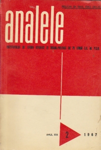 Analele institutului de studii istorice si social-politice de pe linga C.C. al P.C.R, Nr. 2/1967