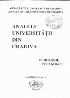 Analele Universitatii din Craiova Psihologie