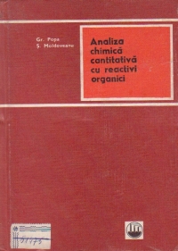 Analiza chimica cantitativa cu reactivi organici