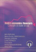 Analiza economico financiara Concepte studii