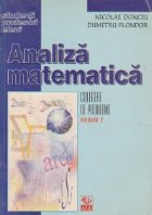 ANALIZA MATEMATICA. CULEGERE DE PROBLEME, Volumul al II-lea