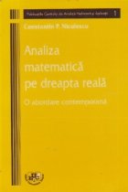 Analiza matematica dreapta reala abordare