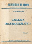 Analiza Matematica - Pentru uzul studentilor (Hamburg)