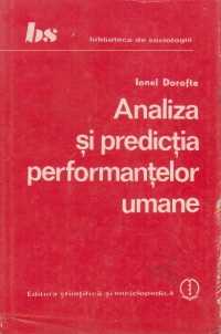 Analiza si predictia performantelor umane