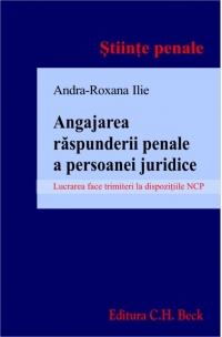 Angajarea raspunderii penale a persoanei juridice