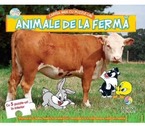 Animale de la fermă. Cartea mea cu puzzle-uri (Baby Looney Tunes)