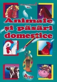 Animale si pasari domestice - Citeste si coloreaza