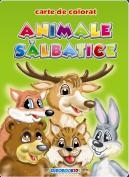 Animale salbatice - carte de colorat (format B5)