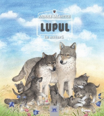 Animale salbatice in natura. Lupul