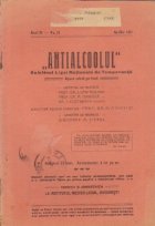 Antialcoolul - Buletinul Ligei Nationale de Temperanta, Aprilie 1911