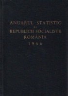 Anuarul Statistic al Republicii Socialiste Romania 1966