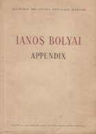 Appendix (Bolyai Editie 1954)