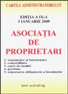 Asociatia de proprietari - editia a IX-a - actualizata la 3 ianuarie 2009