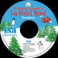 Aventura numerelor la Polul Nord - Inmultirea (CD multimedia pentru copii)