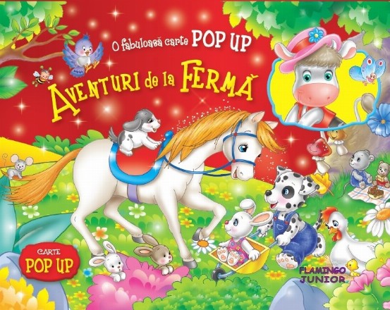 Aventuri de la ferma. Carte pop up