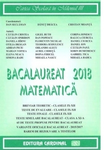 Bacalaureat 2018 Matematica