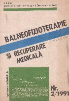 Balneofizioterapie si recuperare medicala, Nr. 2/1991