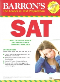 BARRON'S SAT, 26th edition