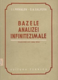 Bazele analizei infinitezimale (Traducere din limba rusa)