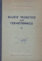 Bazele teoretice ale termotehnicii Volumul