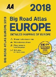 AA Big Road Atlas Europe