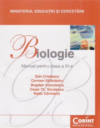 Biologie. Manual pentru clasa a XI - a