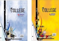 Bloc notes College spiralizat, perforat 4 gauri, format A4, 80 file, 70 gr/mp, liniatura aritmetica