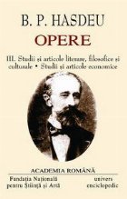 Bogdan Petriceicu Hasdeu - OPERE. VOL.III-IV