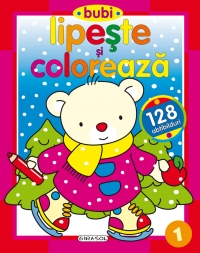 Bubi lipeste si coloreaza 1 (cu 128 de abtibilduri)