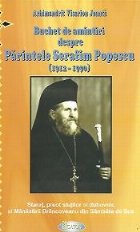 Buchet de amintiri despre Parintele Serafim Popescu (1912-1990)