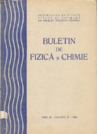 Buletin fizica chimie Anul Volumul