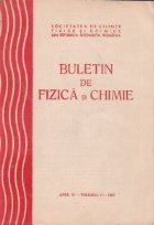 Buletin fizica chimie Anul Volumul